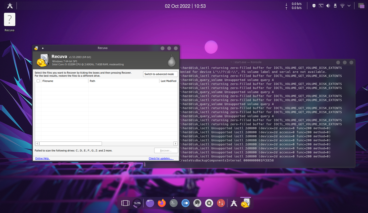 How to recover data from a Linux-based device without Wine and Recuva