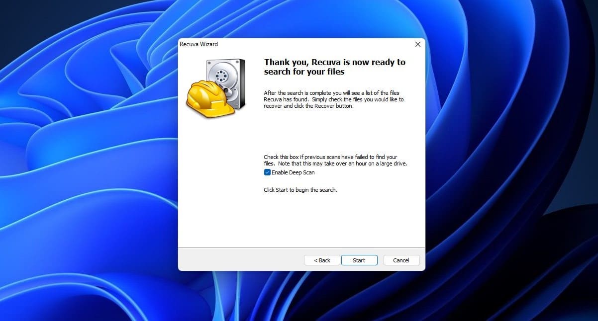 Come recuperare i file dopo un attacco virus usando Recuva