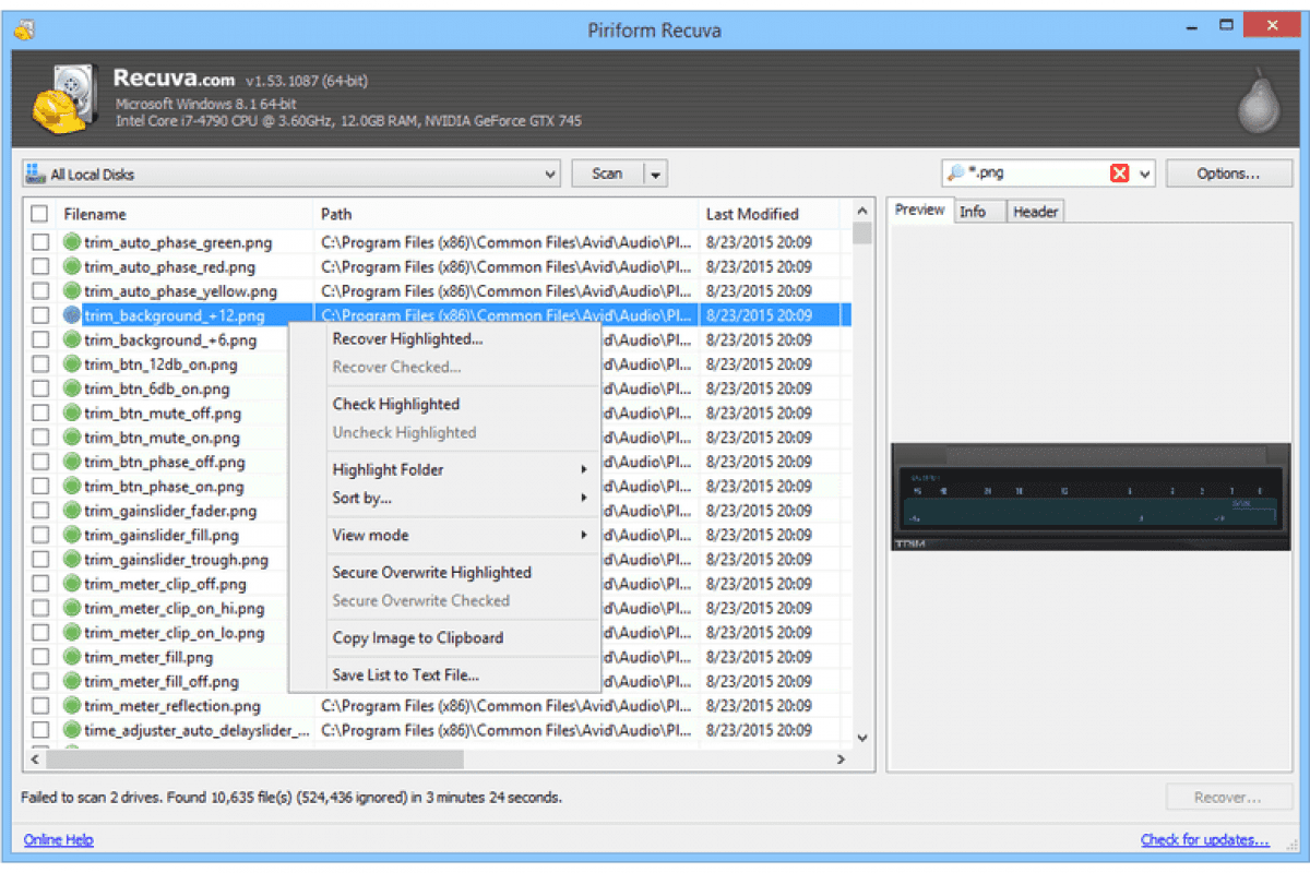 Recuva: How to recover data after deleting a Hard Drive partition